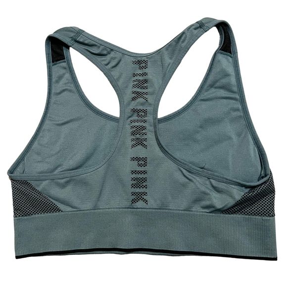 VICTORIAS SECRET PINK ACTIVE SEAMLESS POP DOT SPORTS BRA MEDIUM - Picture 1 of 4